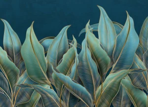 Wall Mural Golden Palms, 375 x 270 cm, FT5P 352089 - Obrázek 2