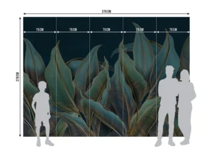 Wall Mural Golden Palms, 375 x 270 cm, FT5P 352089 - Obrázek 7