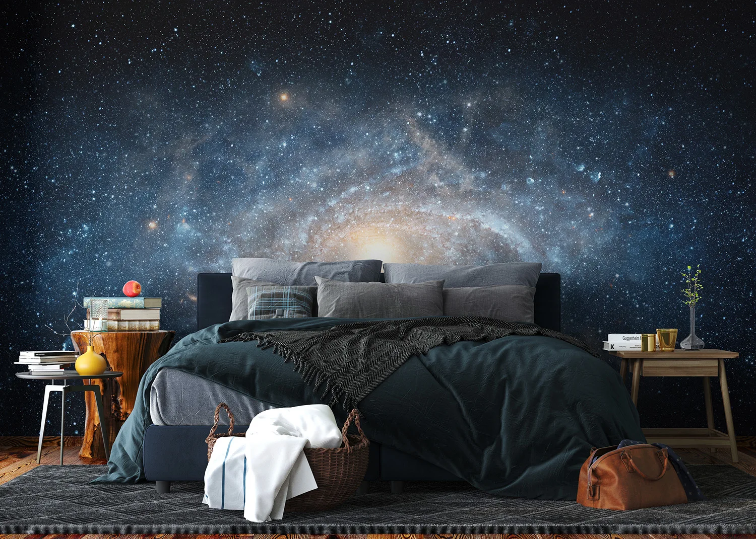 FT5P_352097_INTERIOR_2 Wall Mural Galaxy Background, 375 x 270 cm, FT5P 352097