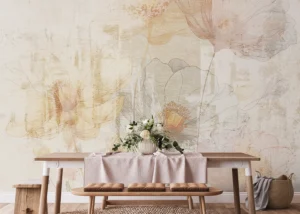 Fototapeta Bledé Květiny | Vliesová fototapeta na zed' | 375 x 270 cm | FT5P 352105 - Obrázek 5