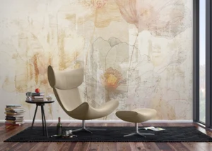 Fototapeta Bledé Květiny | Vliesová fototapeta na zed' | 375 x 270 cm | FT5P 352105 - Obrázek 4