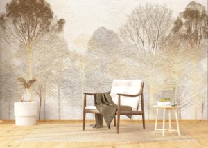 Wall Mural Dreamy Forest, Premium Non-woven Wallpaper, 375 x 270 cm, FT5P 352113 - Image 3