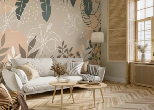 Wall Mural Abstract Illustration | Premium Non-Woven Wallpaper | 375 x 270 cm | FT5P352153