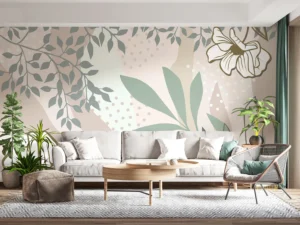 Wall Mural Vector Flowers, 375 x 270 cm, FT5P 352161 - Image 3