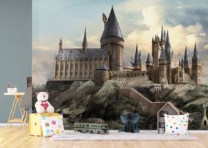 Wall Mural Harry Potter Hogwarts View, Premium Non-woven Wallpaper, 375 x 270 cm, FTD5P 352185 - Image 5