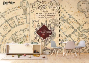 Fototapeta Harry Potter – Pobertův plánek | Vliesová fototapeta na zed' | 375 x 270 cm, FTD5P 352187 - Obrázek 4