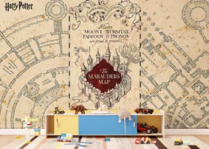 Fototapeta Harry Potter – Pobertův plánek | Vliesová fototapeta na zed' | 375 x 270 cm, FTD5P 352187 - Obrázek 3