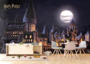 Wall Mural Harry Potter Hogwarts, Premium Non-woven Wallpaper, 375 x 270 cm, FTD5P 352189 - Image 3