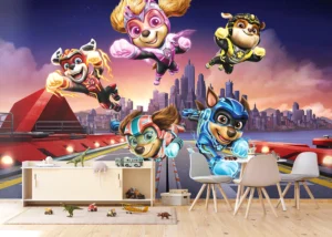 Dětská fototapeta Tlapková Patrola ve Velkofilmu | Vliesová fototapeta na zed' | 375 x 270 cm | FTD5P 352193 - Obrázek 3