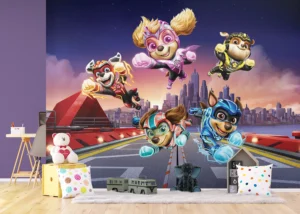 Dětská fototapeta Tlapková Patrola ve Velkofilmu | Vliesová fototapeta na zed' | 375 x 270 cm | FTD5P 352193 - Obrázek 4