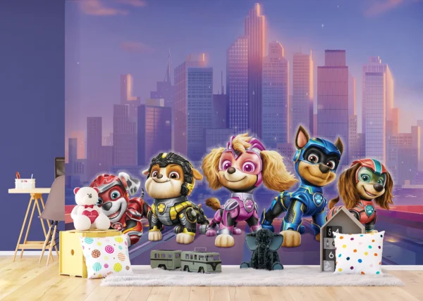 Wall Mural Paw Patrol Movie Full Team, 375 x 270 cm, FT5P 352195