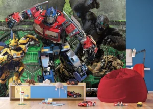 Dětská fototapeta Transformers Vzhůru do Boje | Vliesová fototapeta na zed' | 375 x 270 cm | FTD5P 352203 - Obrázek 2