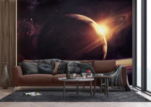 Fototapeta Planeta ve Vesmíru | Vliesová fototapeta na zed' | 375 x 270 cm | FT5P 352209 - Obrázek 4