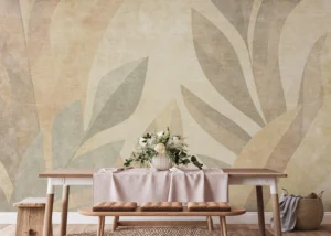 Wall Mural Sandy Leaves, 375 x 270 cm, FT5P 352225
