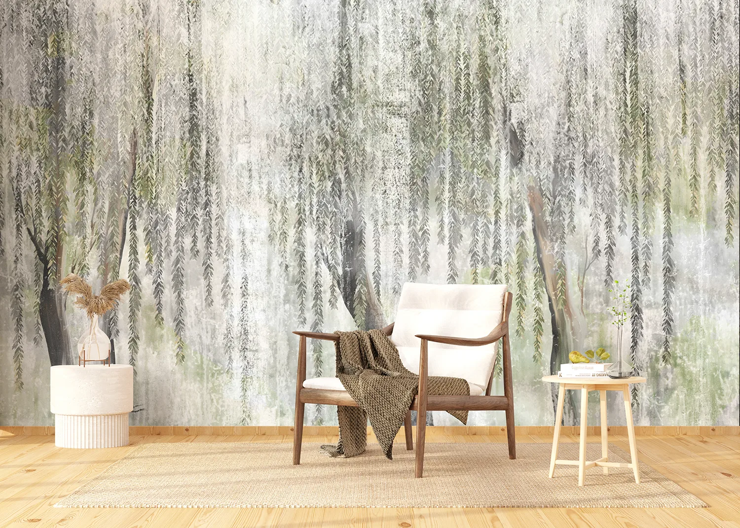 FT5P_352231_INTERIOR_1 Wall Mural Grey Scuffs, 375 x 270 cm, FT5P 352231