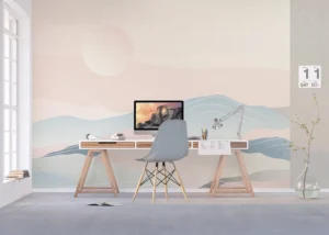 Fototapeta Pastelová Krajina | Vliesová fototapeta na zed' | 375 x 270 cm | FT5P 352263