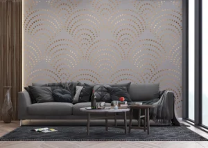 Fototapeta Mozaika Tmavého Páva | Vliesová fototapeta na zed' | 375 x 270 cm | FT5P 352269