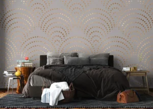 Fototapeta Mozaika Tmavého Páva | Vliesová fototapeta na zed' | 375 x 270 cm | FT5P 352269 - Obrázek 4