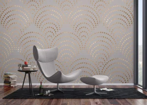 Wall Mural Dark Peacock Mosaic, Premium Non-woven Wallpaper, 375 x 270 cm, FT5P 352269 - Image 3