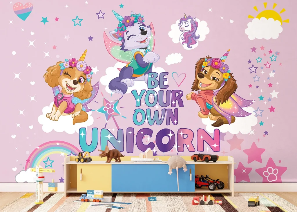 Wall Mural Paw Patrol Unicorn, 375 x 270 cm, FTD5P 352281