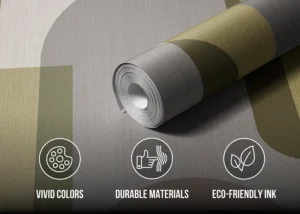 Wall Mural Olive Composition, Premium Non-woven Wallpaper, 375 x 270 cm, FT5P 352311 - Image 3