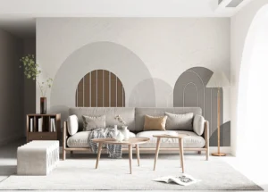 Wall Mural Minimalistic Composition, Premium Non-woven Wallpaper, 375 x 270 cm, FT5P 352331 - Image 3