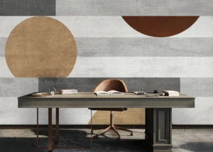 Wall Mural Modern Geometric Art, Premium Non-woven Wallpaper, 375 x 270 cm, FT5P 352335