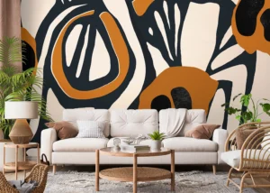 Wall Mural Contrast Sketch, Premium Non-woven Wallpaper, 375 x 270 cm, FT5P 352341 - Image 4