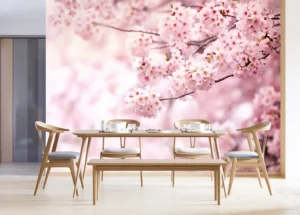Wall Mural Sakura Bloom, Premium Non-woven Wallpaper, 375 x 270 cm, FT5P 352387 - Image 3