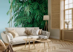 Wall Mural Monstera, Premium Non-woven Wallpaper, 375 x 270 cm, FT5P 352389