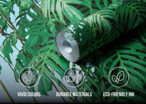 Fototapeta Monstera | Vliesová fototapeta na zed' | 375 x 270 cm | FT5P 352389 - Obrázek 4