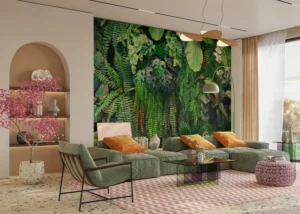 Wall Mural Verdant Escape, Premium Non-woven Wallpaper, 375 x 270 cm, FT5P 352413 - Image 4