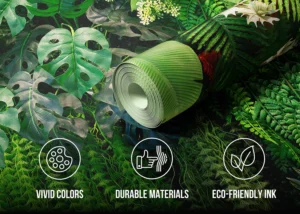 Wall Mural Verdant Escape, Premium Non-woven Wallpaper, 375 x 270 cm, FT5P 352413 - Image 5