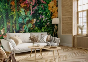 Wall Mural Sunset Bloom, Premium Non-woven Wallpaper, 375 x 270 cm, FT5P 352415