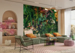 Wall Mural Sunset Bloom, Premium Non-woven Wallpaper, 375 x 270 cm, FT5P 352415 - Image 3