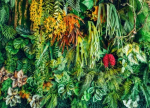 Wall Mural Jungle Wall, Premium Non-woven Wallpaper, 375 x 270 cm, FT5P 352417 - Image 2