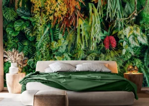 Wall Mural Jungle Wall, Premium Non-woven Wallpaper, 375 x 270 cm, FT5P 352417 - Image 4