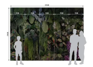 Wall Mural Classic Garden, Premium Non-woven Wallpaper, 375 x 270 cm, FT5P 352425 - Image 6