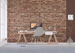 Wall Mural Midland Bricks, Premium Non-woven Wallpaper, 375 x 270 cm, FT5P 352427 - Image 3