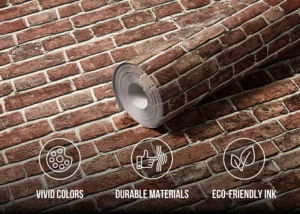 Wall Mural Midland Bricks, Premium Non-woven Wallpaper, 375 x 270 cm, FT5P 352427 - Image 5
