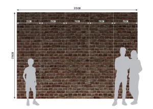 Wall Mural Midland Bricks, Premium Non-woven Wallpaper, 375 x 270 cm, FT5P 352427 - Image 6