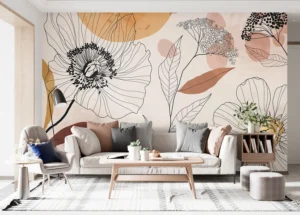 Fototapeta Boho Skica Zahrady | Vliesová fototapeta na zed' | 375 x 270 cm | FT5P 352431