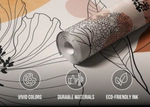 Fototapeta Boho Skica Zahrady | Vliesová fototapeta na zed' | 375 x 270 cm | FT5P 352431 - Obrázek 4