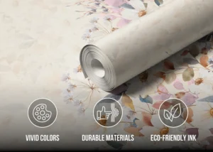 Wall Mural Beige Daisy Bloom, Premium Non-woven Wallpaper, 375 x 270 cm, FT5P 352491 - Image 3