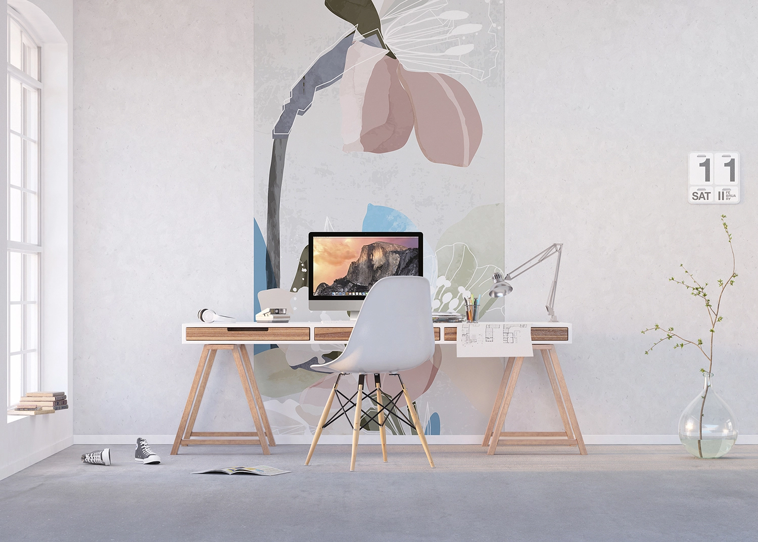 FTD2P_2553_016_INTERIOR-1.webp Wall Mural Tender Floral, 150 x 270 cm, FT2P 2553