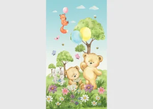 Wall Mural Cute Bears, 150 x 270 cm, FTD2P 5611 - Obrázek 2