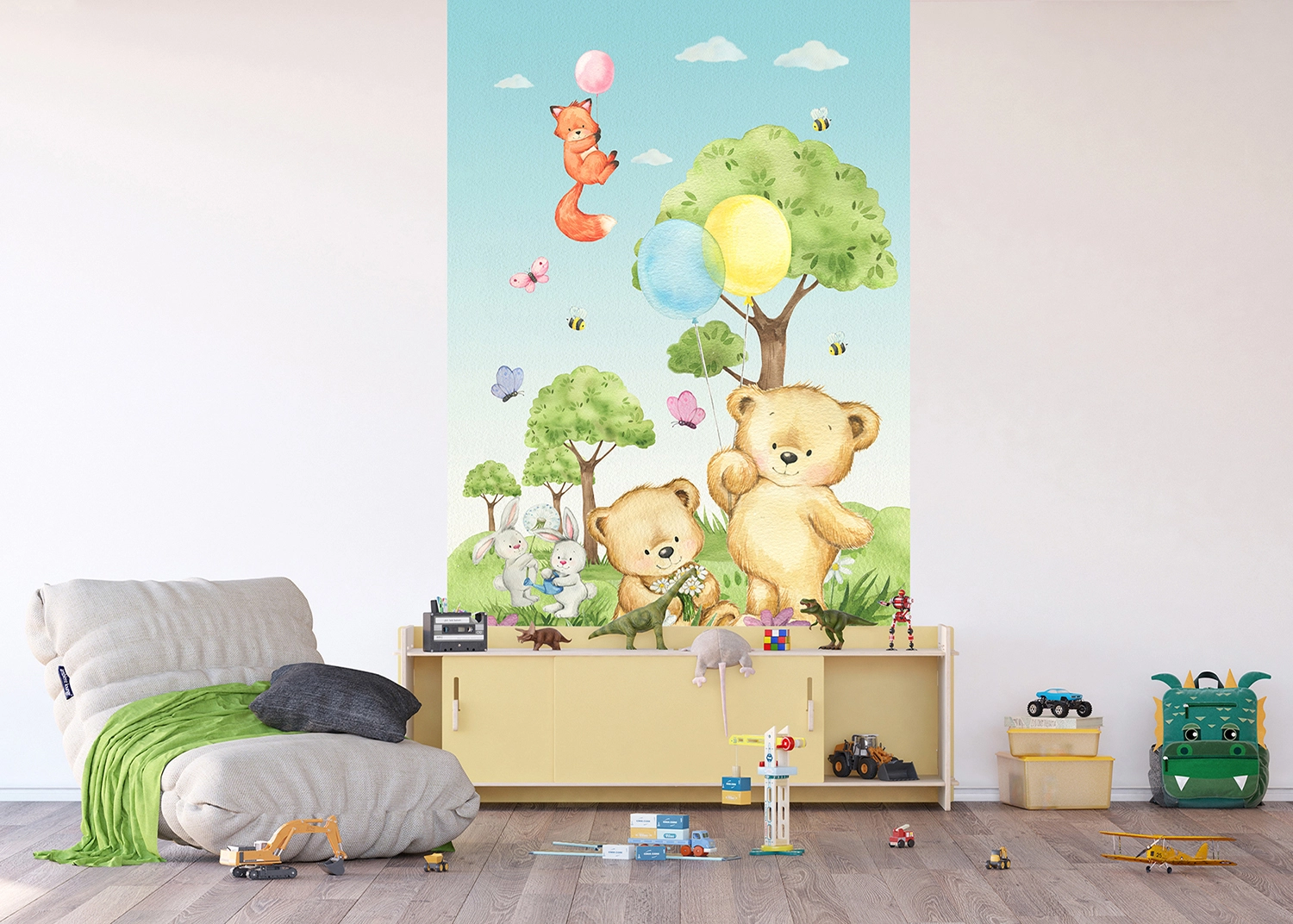 FTD2P_5611_006_TEDDY_INTERIOR-1.webp Wall Mural Cute Bears, 150 x 270 cm, FTD2P 5611