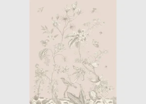 Vliesová fototapeta na zed' Jemné Květiny | 225 x 270 cm | FT3P 5913 - Obrázek 2