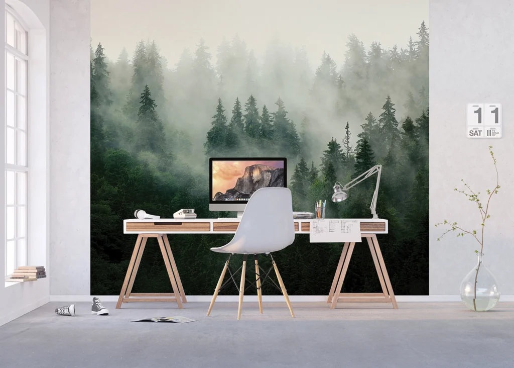 Wall Mural Misty Forest, 300 x 270 cm, FT4P 5703
