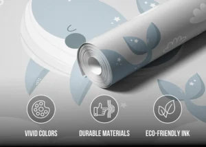 Dětská fototapeta Velryby Mířící K Nebi | Vliesová fototapeta na zed' | 375 x 270 cm | FTD5P 352065 - Obrázek 4